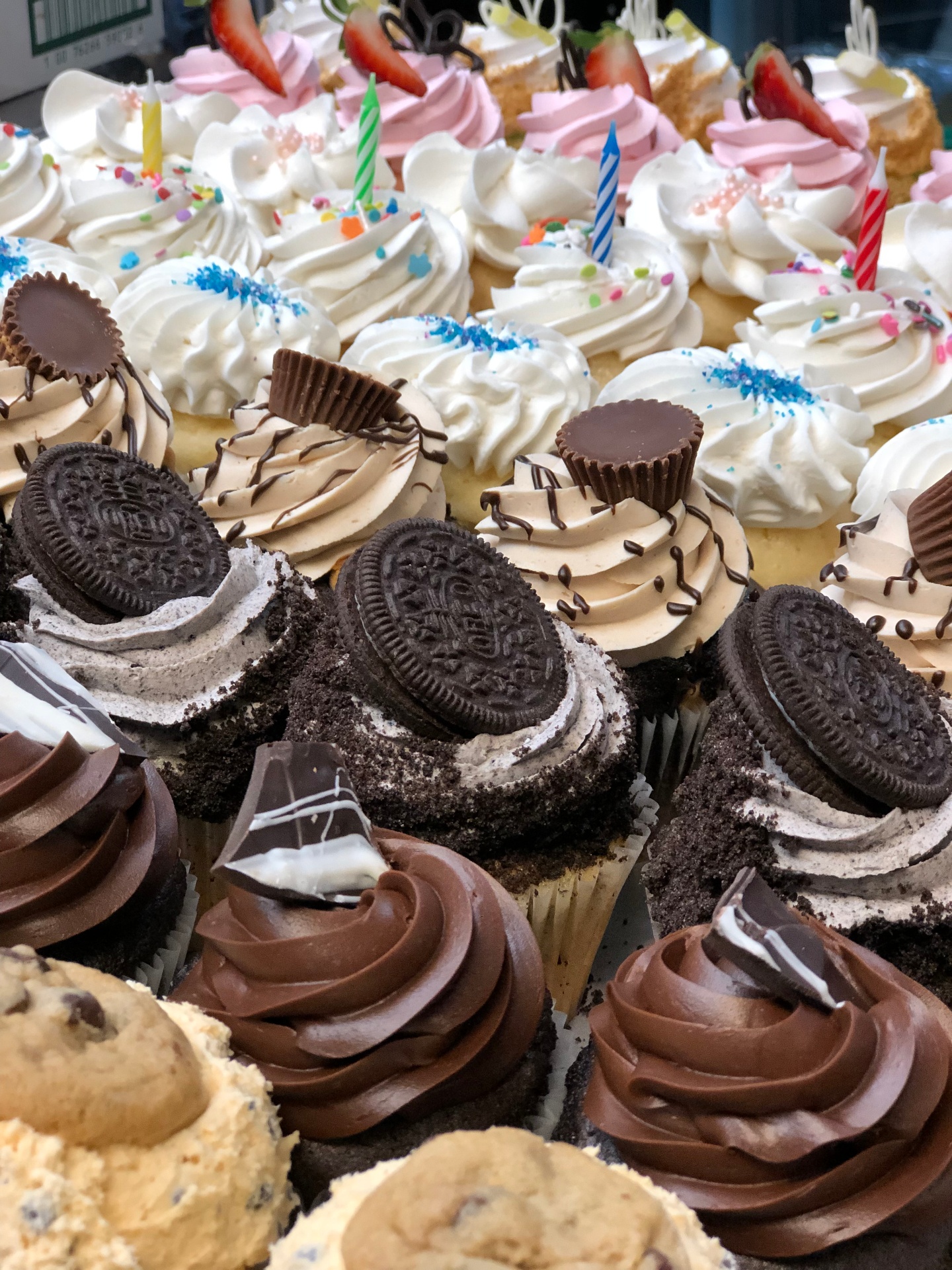 Assorted cupcakes at Cupcake Kitchen in downtown Chattanooga