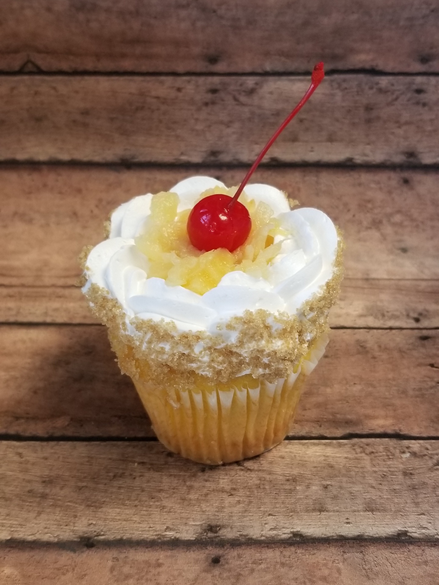 Pineapple Upside Down cupcake